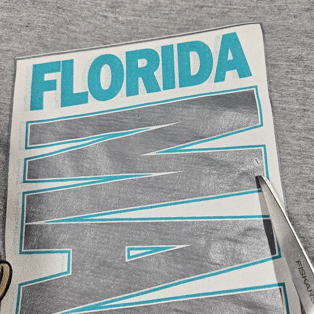 Vintage 1994 Florida Marlins Shirt Mens Size XL Taz Bugs Bunny Looney Tunes MLB - Picture 5 of 15